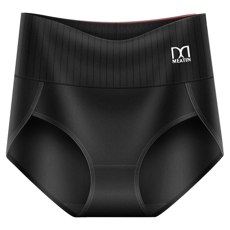 Silk Crotch Cotton Underwear Loose Trousers High Slit Women